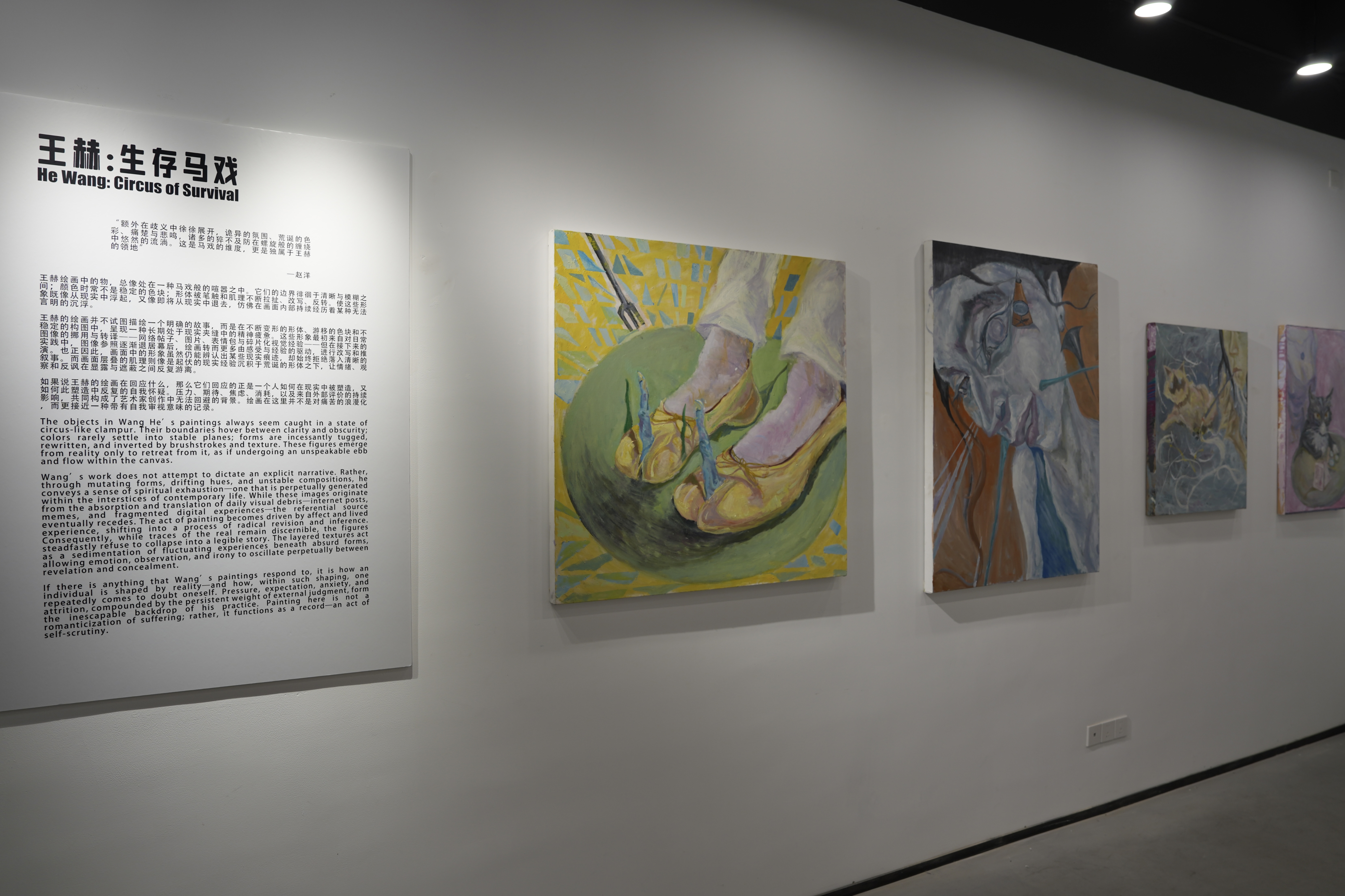 王赫：生存马戏 展览现场 3 · HE WANG · L Gallery